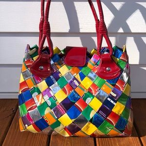 Ecoist Recycled Handbag, Multi-colored